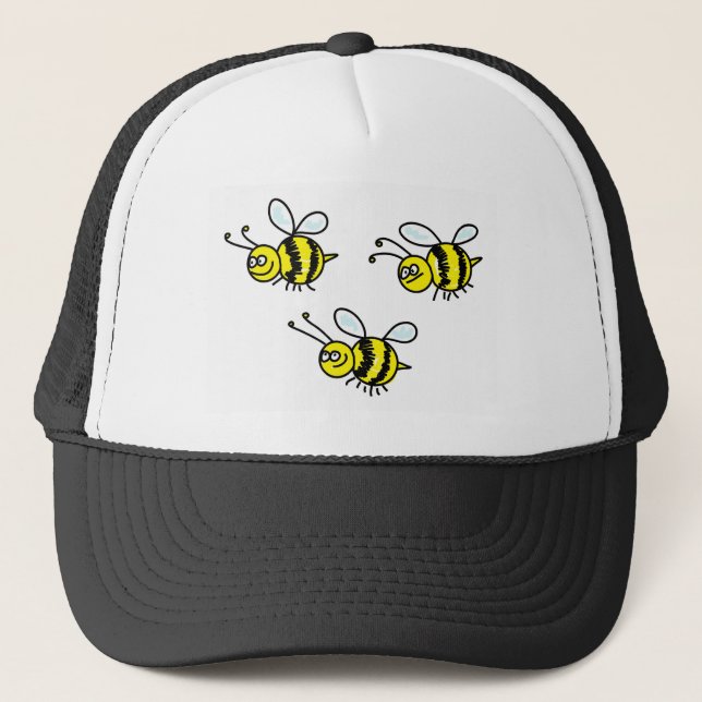 bees trucker hat (Front)