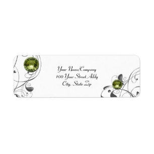 Bees Wasps White, Scroll work Gems