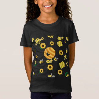 Bees with beehives and sunflower T-Shirt