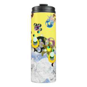 Bees Yellow  Thermal Tumbler