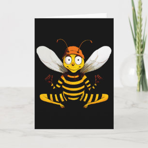 Bees Yogayogi Bee Card