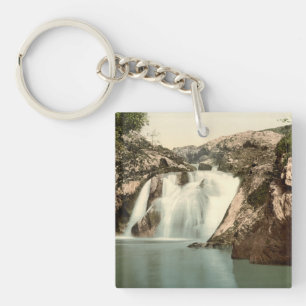 Beesley Falls, Ingleton, Yorkshire, England Key Ring