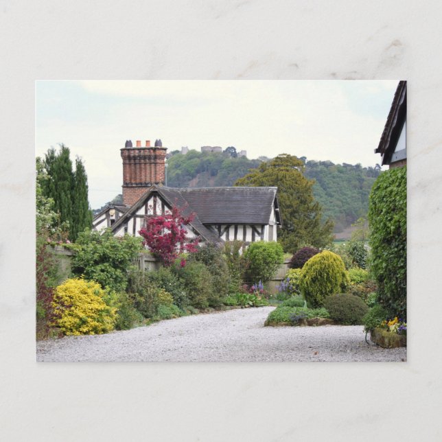 Beeston Castle View Postcard (Front)