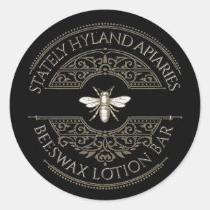 Beeswax Soap or Lotion Vintage Product Label