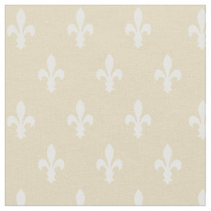 Beeswax Victorian Fleur de Lys Fabric