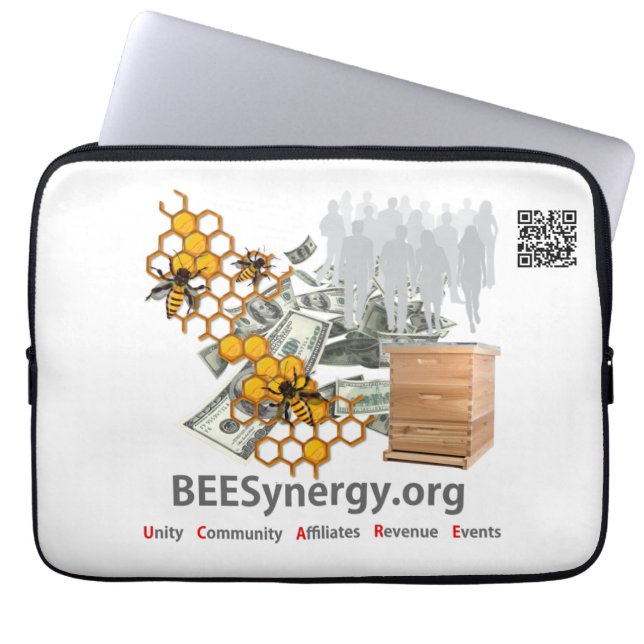 BEESynergy - Laptop Sleeve 13" (Front)