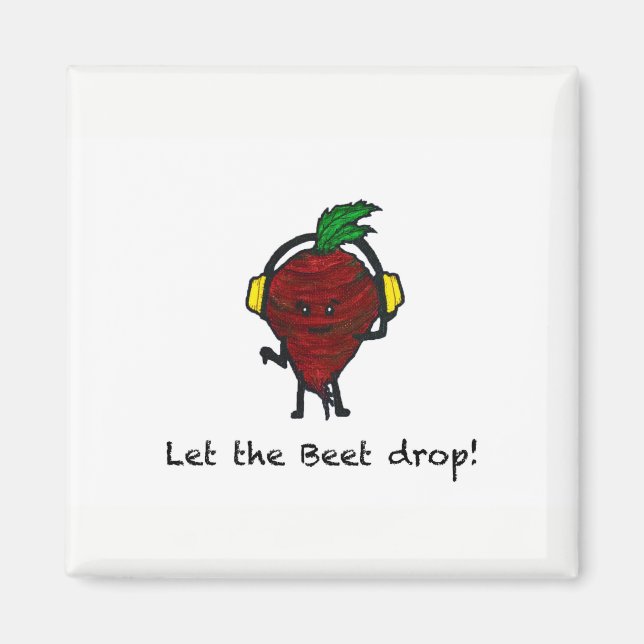 Beet Drop Magnet (Front)