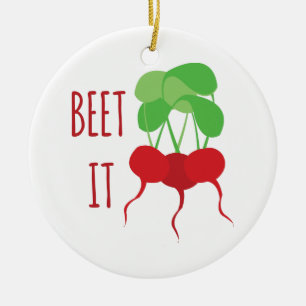 Beet It Ceramic Tree Decoration