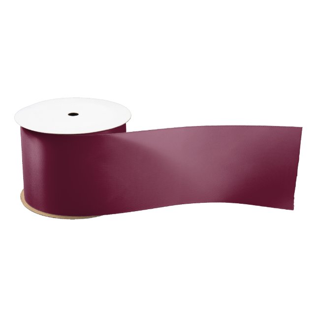 Beet Red Solid Colour Satin Ribbon (Spool)