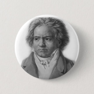 Beethoven 6 Cm Round Badge