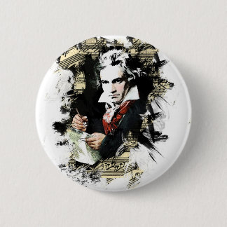 Beethoven 6 Cm Round Badge