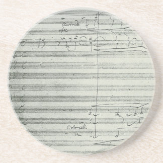 Beethoven 9th Symphony, Music Manuscript Coaster