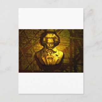 Beethoven - bronce postcard