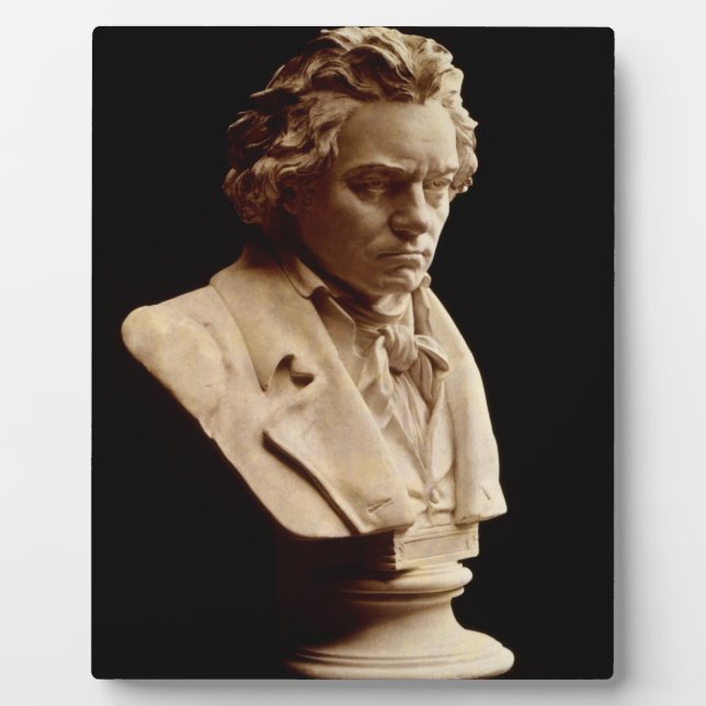 Beethoven bust statue plaque (Front)