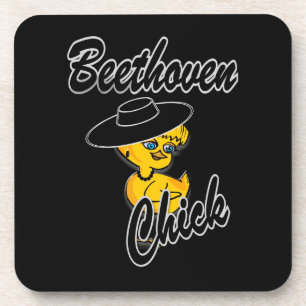 Beethoven Chick #4 Coaster