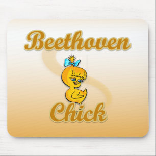 Beethoven Chick Mouse Pad