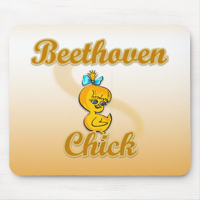 Beethoven Chick Mouse Pad (Front)