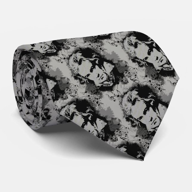 Beethoven Composer, Pianist of classical music Tie (Rolled)