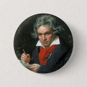 Beethoven Flair 6 Cm Round Badge