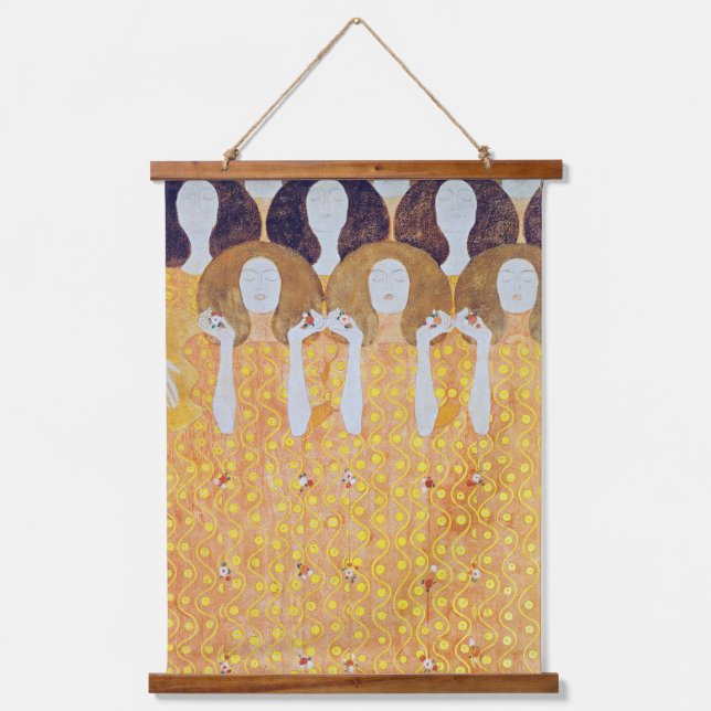 Beethoven Frieze (detail), Gustav Klimt Hanging Tapestry (Front)