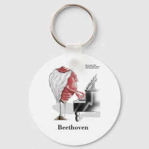 Beethoven Funny Gifts Tees Mugs Cards Etc Key Ring