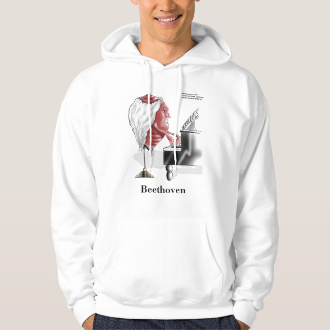 BEEThoven Funny Hoodie by Rick London (Front)