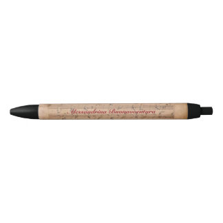 Beethoven Hammerklavier Sonata Customisable Name Black Ink Pen