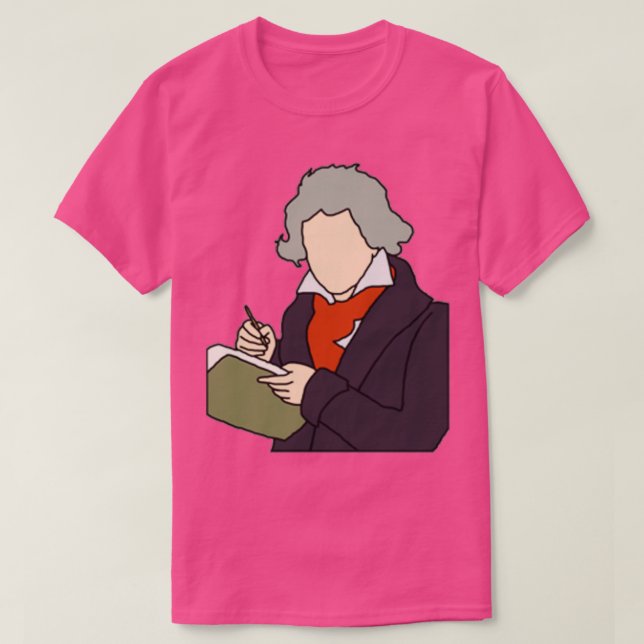 Beethoven Illustration  T-Shirt (Design Front)