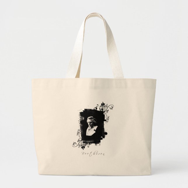 beethoven large tote bag (Front)