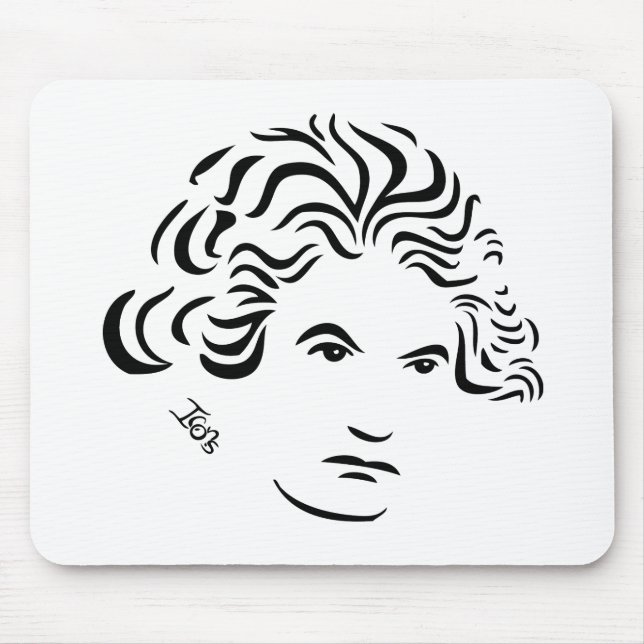 Beethoven Mousepad (Front)