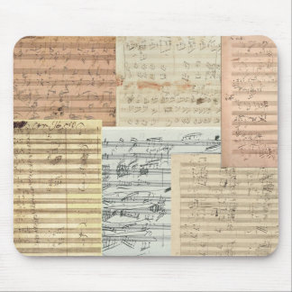 Beethoven Music Manuscripts Mouse Pad