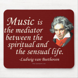 Beethoven on Music Mouse Pad
