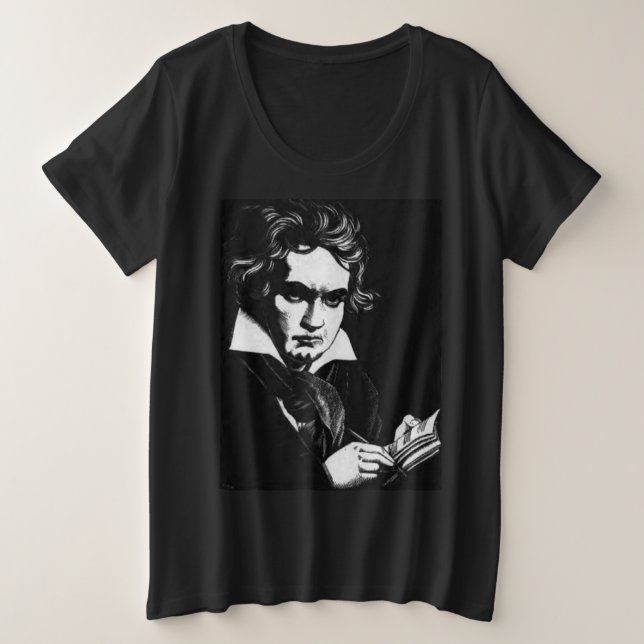 BEETHOVEN PLUS SIZE T-Shirt (Design Front)