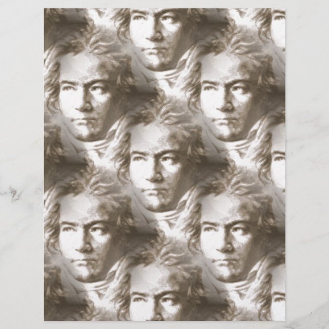 Beethoven Portrait Pattern (Front)