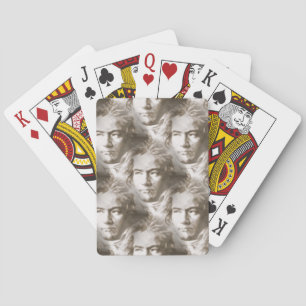 Beethoven Portrait Pattern Playing Cards