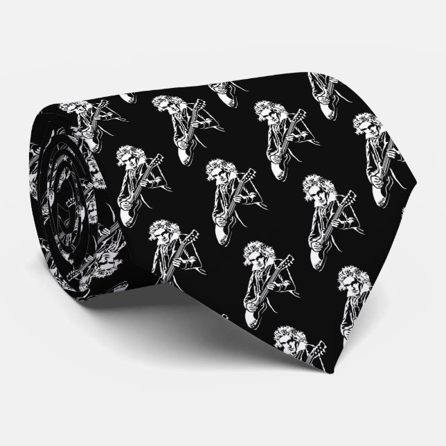 Beethoven Rock! Tie (Rolled)