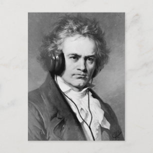Beethoven Rocks Postcard