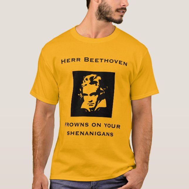 Beethoven Shenanigans T-Shirt (Front)