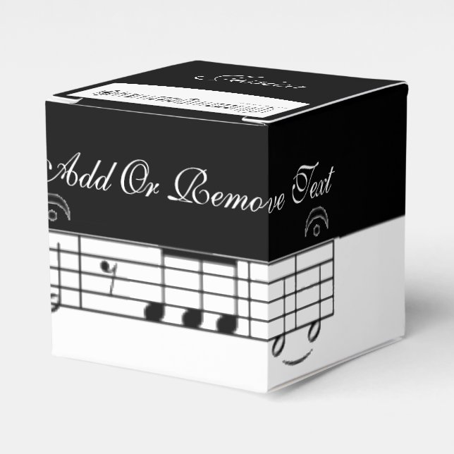 Beethoven Symphony No. 5 Favour Box (Front Side)