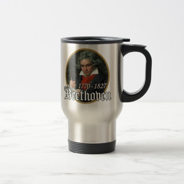 Beethoven Travel Mug (Right)