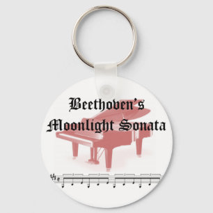 beethovens moonlight sonata  gifts key ring