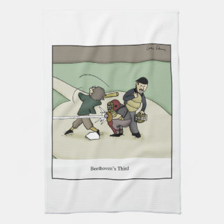 Beethoven's Third Cartoon Tea Towel