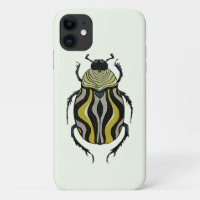 Beetle Art Ink Drawing Insect Lover