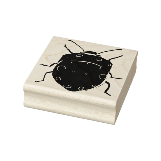 Beetle Bug Insect Art  Rubber Stamp (Stamp)
