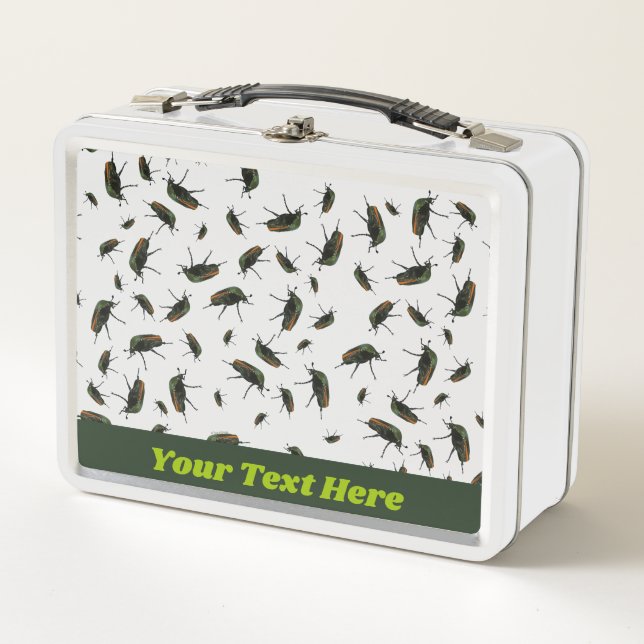 Beetle Bug Lunch Box - Optional Personalisation (Front)
