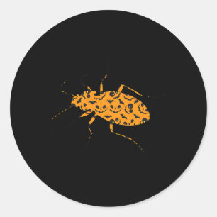 Beetle Easy Halloween Outfit Ladybug Lazy Costume  Classic Round Sticker