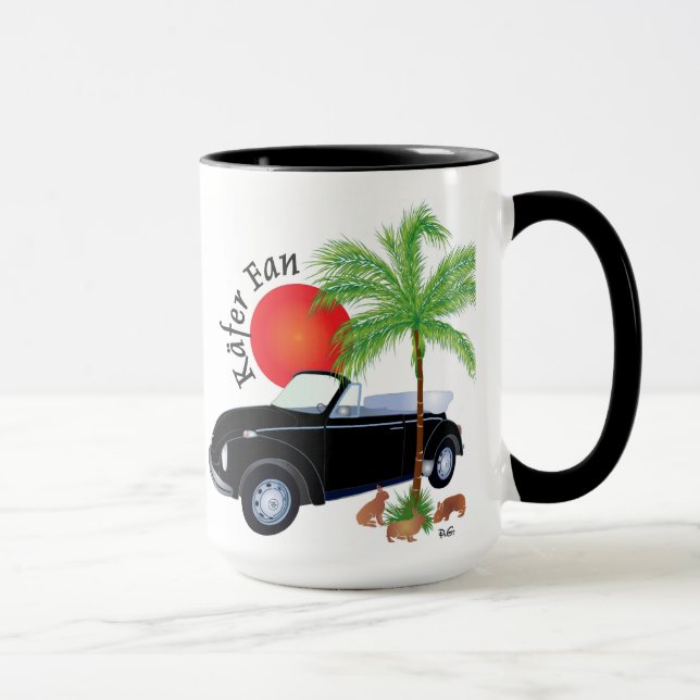 Beetle Fan Tasse Mug (Right)