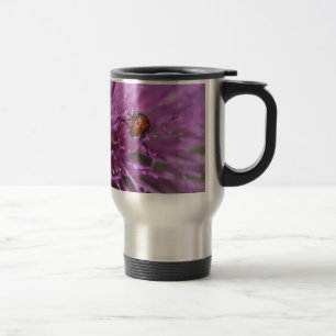 Beetle on a Milk Thistle Travel Mug