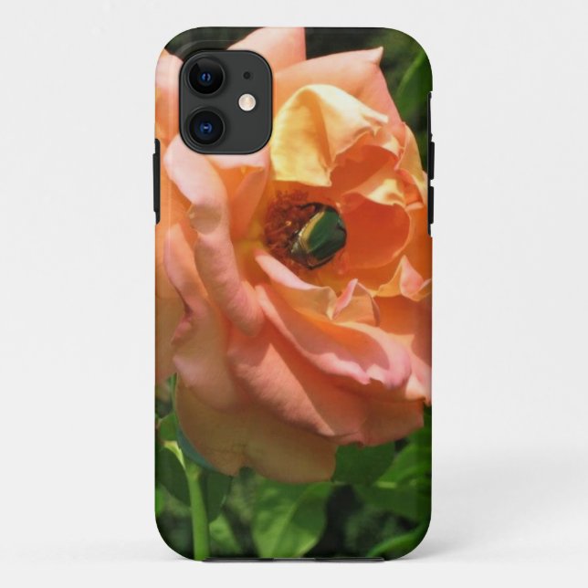 Beetle on a Rose Case-Mate iPhone Case (Back)