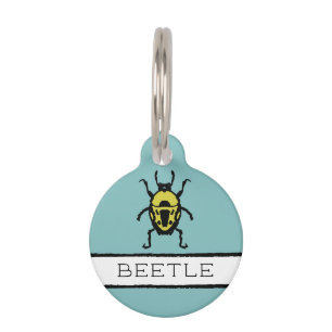 Beetle Pet Tag